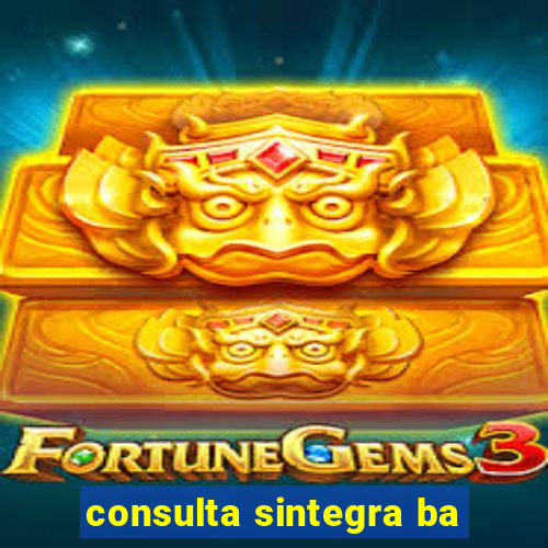 consulta sintegra ba